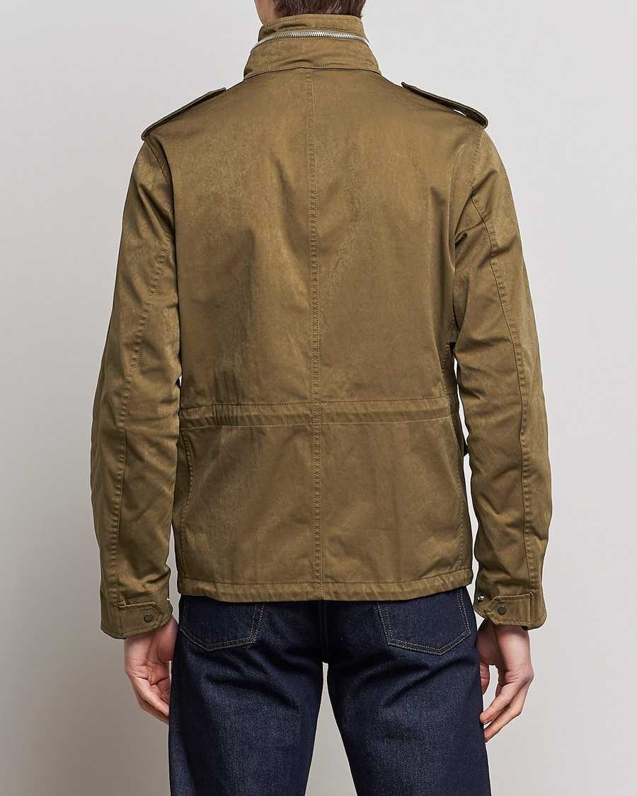 Herr | Jackor | Ten c | 9 oz OJJ Piece Dyed Short Field Jacket Olive