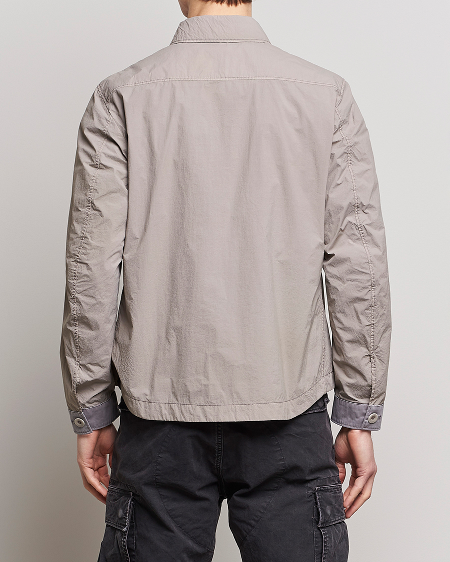 Herr | Jackor | Ten c | Garment Dyed Nylon Jacket Light Grey