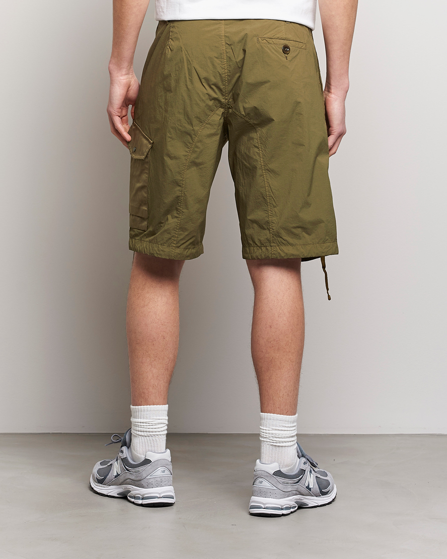 Herr | Shorts | Ten c | Garment Dyed Nylon Cargo Shorts Olive