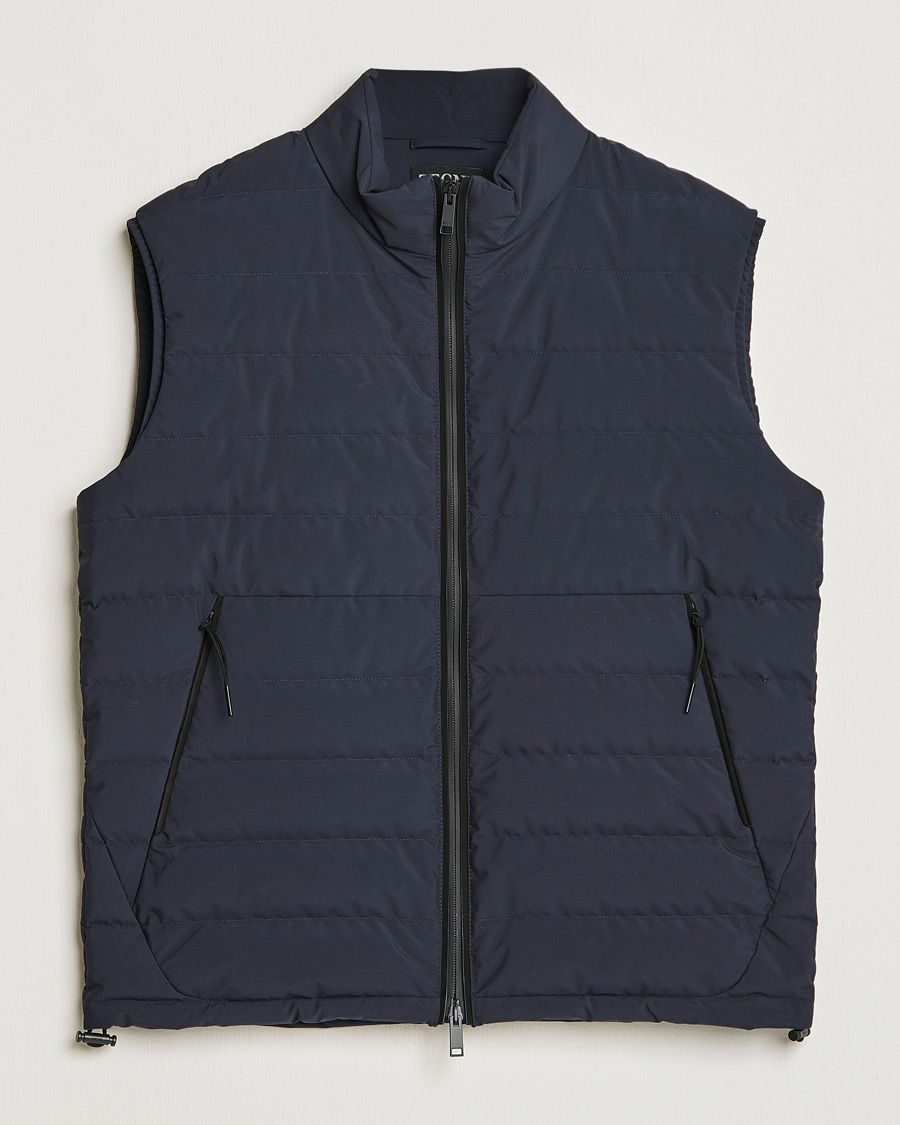 Herr | Västar | Zegna | Stratos Padded Gilet Navy