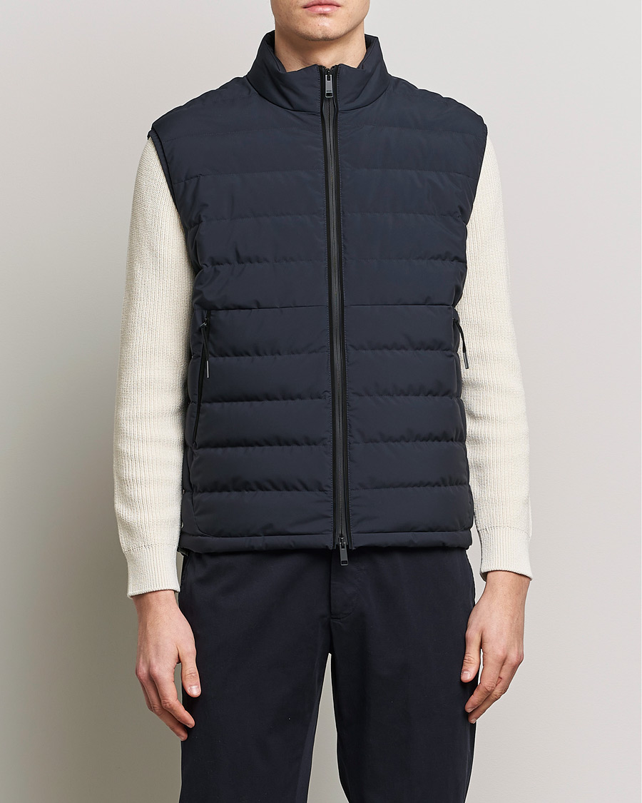 Herr | Jackor | Zegna | Stratos Padded Gilet Navy