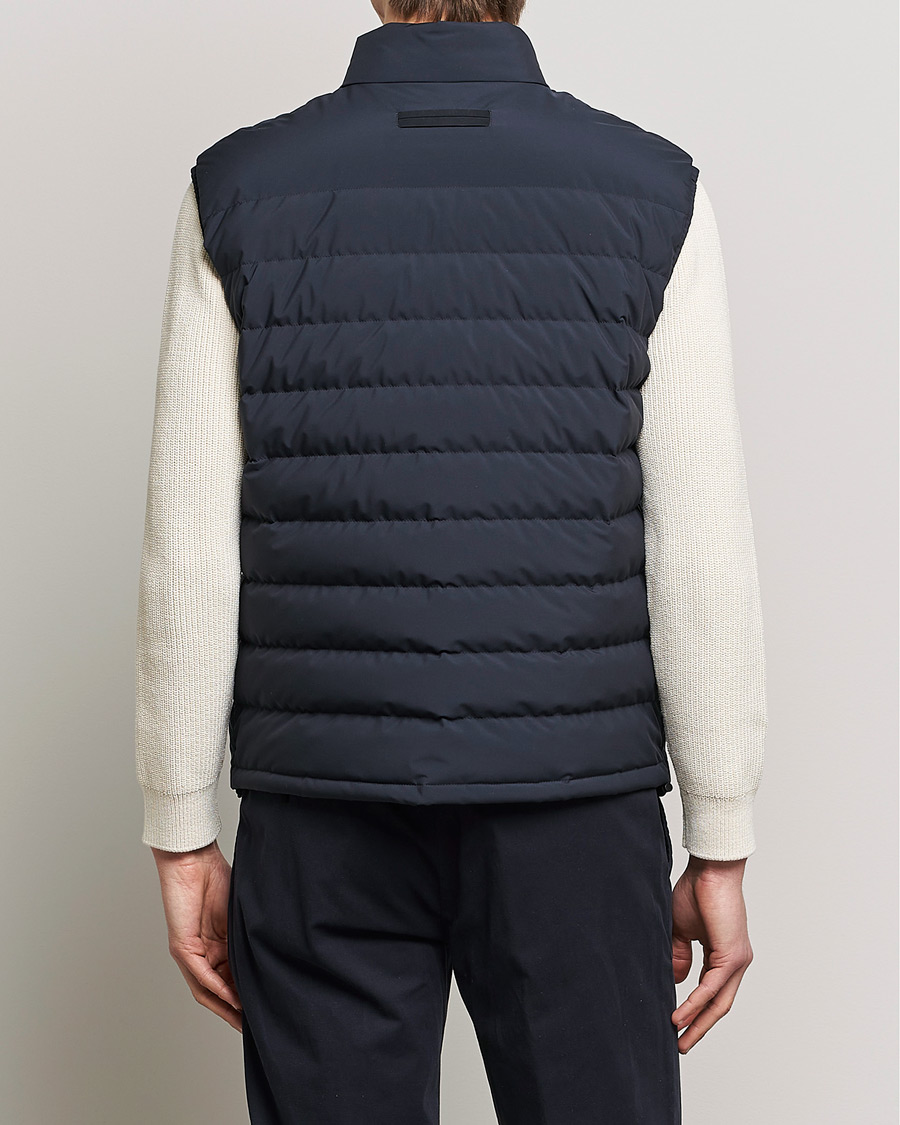 Herr | Västar | Zegna | Stratos Padded Gilet Navy