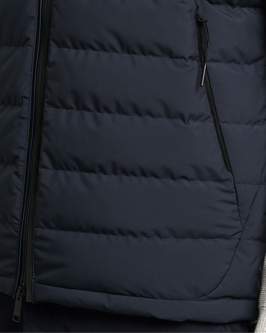 Herr | Västar | Zegna | Stratos Padded Gilet Navy