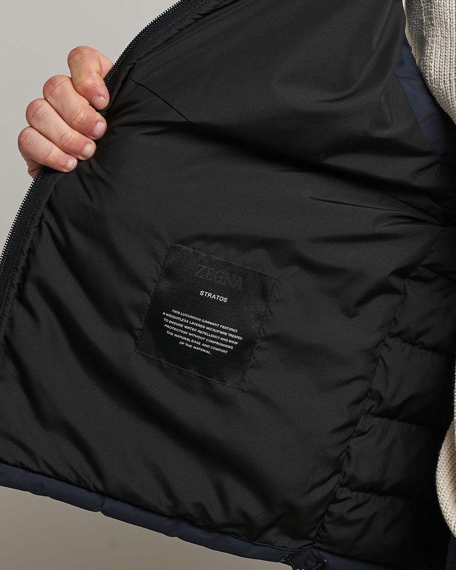 Herr | Jackor | Zegna | Stratos Padded Gilet Navy