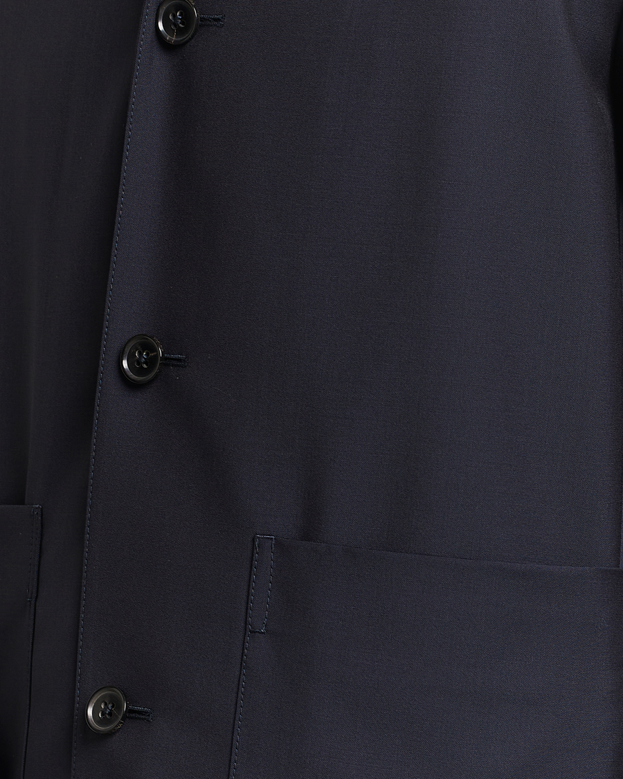 Herr | Jackor | Zegna | Wool/Mohair Chore Jacket Navy