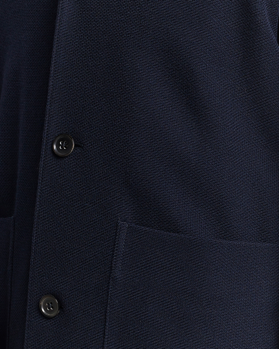 Herr | Jackor | Zegna | Wool Jersey Chore Jacket Navy