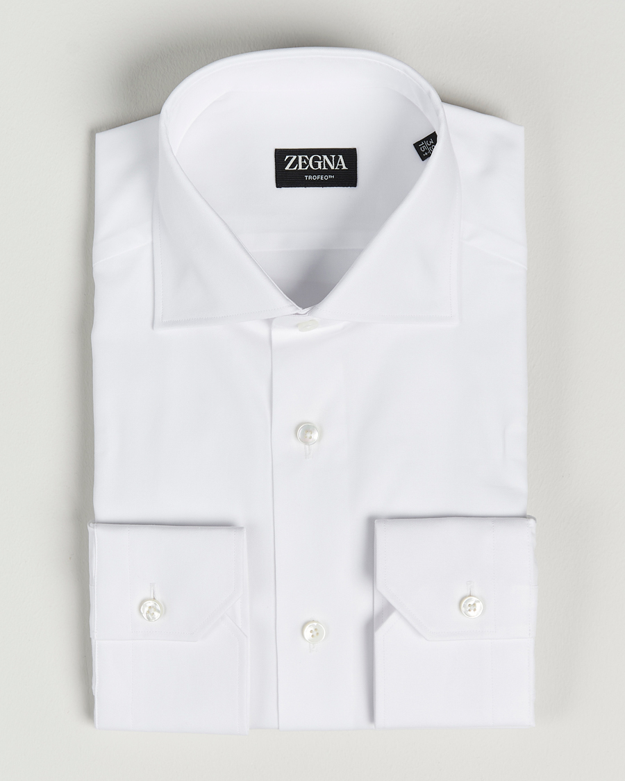 Herr | Skjortor | Zegna | Slim Fit Trofeo Dress Shirt White