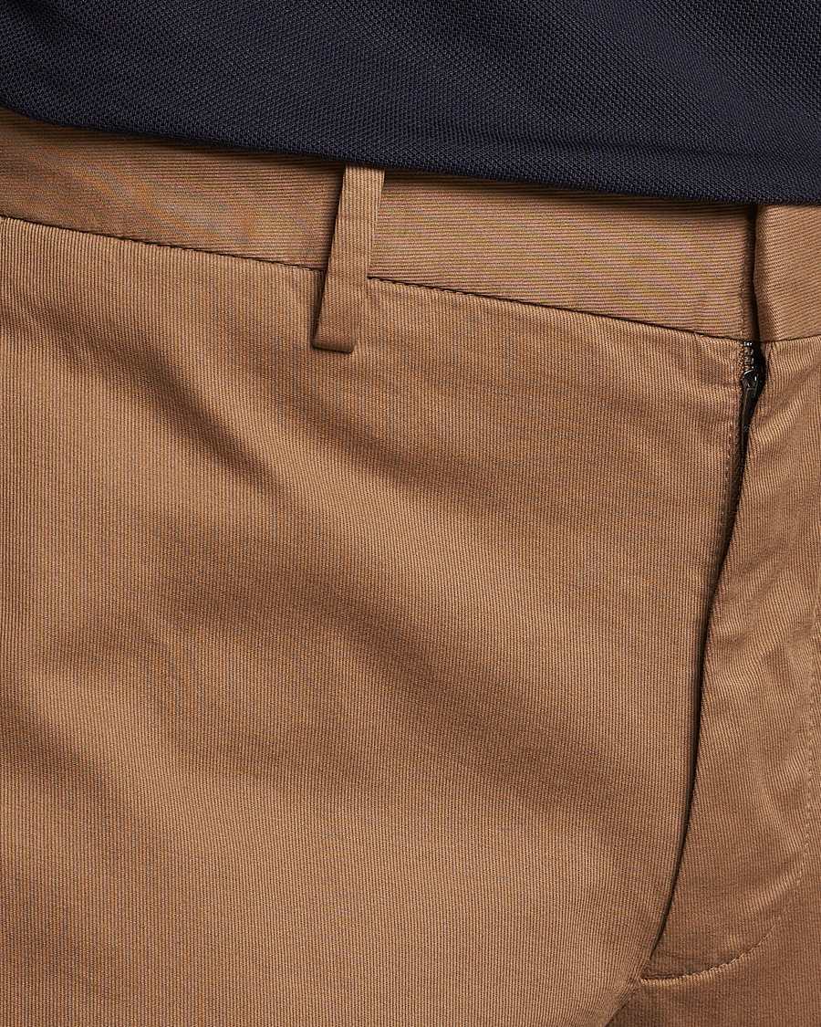 Herr | Byxor | Zegna | Slim Fit Premium Cotton Chinos Khaki