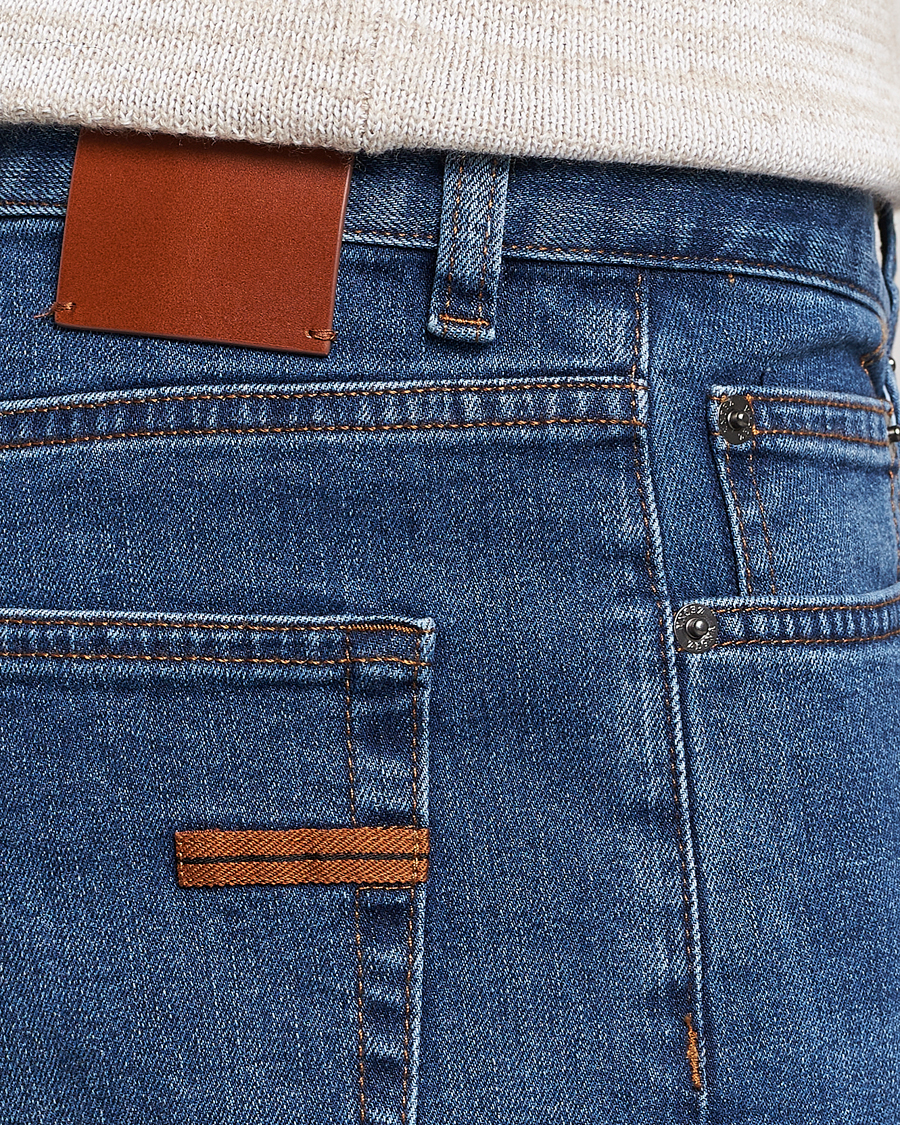 Herr | Jeans | Zegna | Slim Fit Stretch Denim Jeans Stone Wash