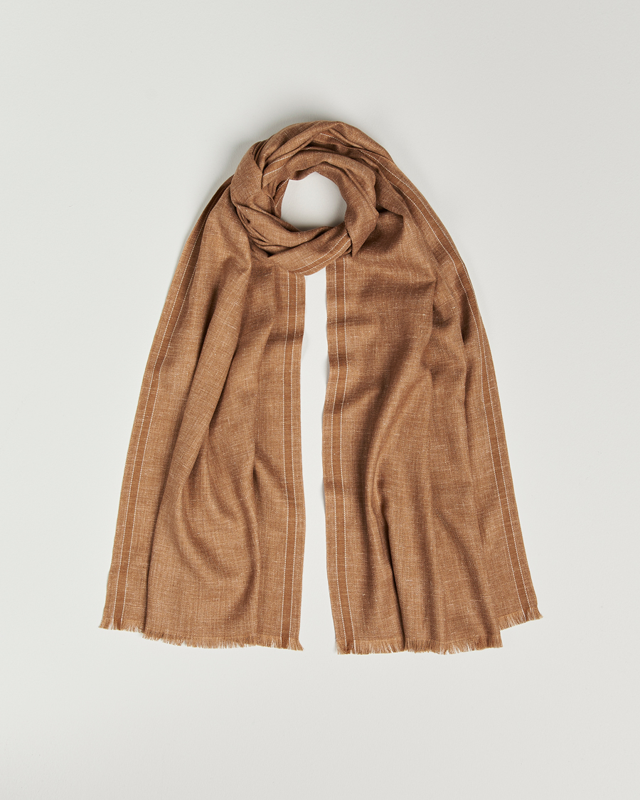 Herr | Zegna Oasi Cashmere/Linen Scarf Beige | Zegna | Oasi Cashmere/Linen Scarf Beige