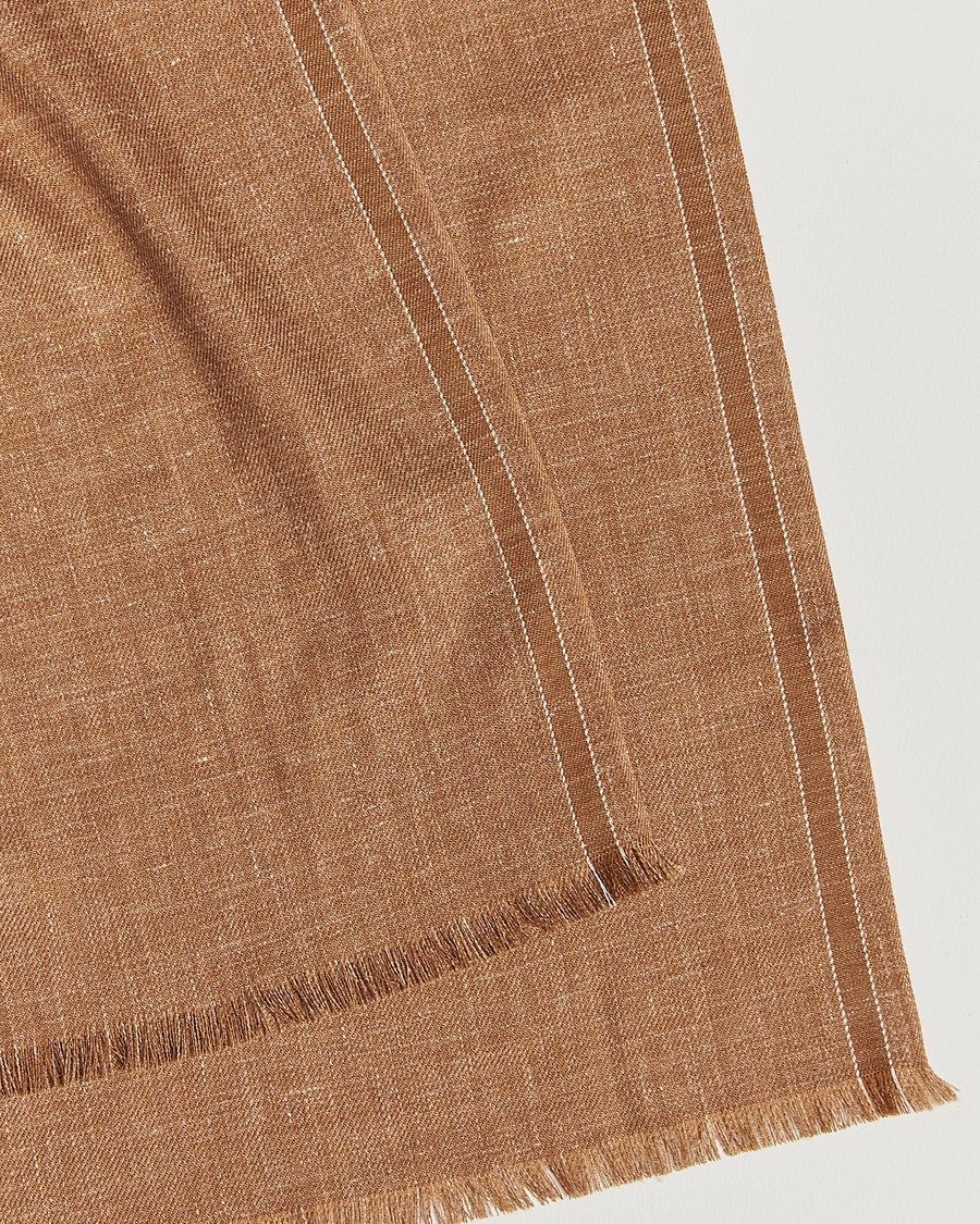 Herr | Zegna Oasi Cashmere/Linen Scarf Beige | Zegna | Oasi Cashmere/Linen Scarf Beige
