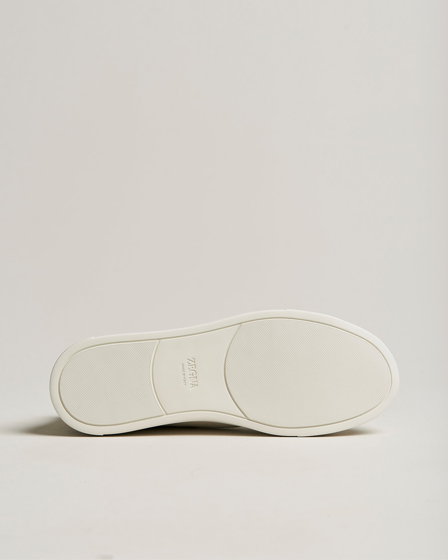 Herr | Sneakers | Zegna | Triple Stitch Sneakers White Deerskin