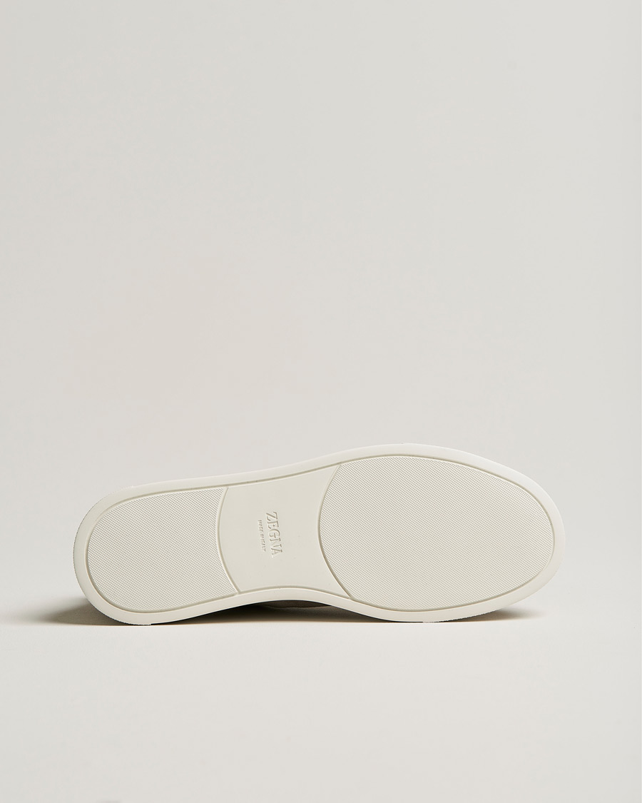 Herr | Zegna Triple Stitch Sneakers Grey Suede | Zegna | Triple Stitch Sneakers Grey Suede