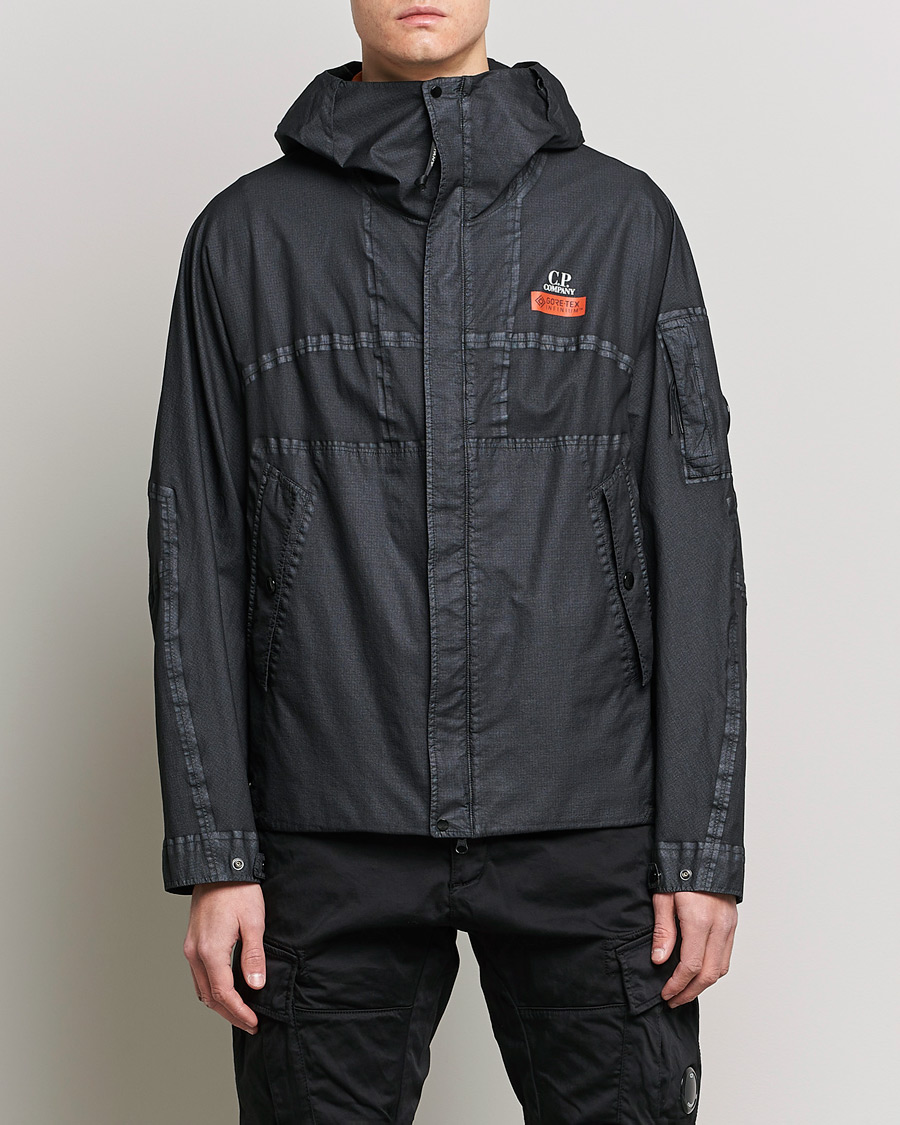 Herr | Jackor | C.P. Company | GORE-TEX Infinium Nylon Hood Jacket Black