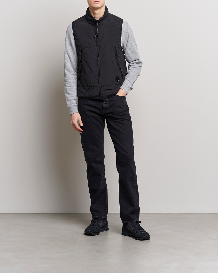 Herr | C.P. Company Polartek G.D.P.Nylon Vest Black | C.P. Company | Polartek G.D.P.Nylon Vest Black