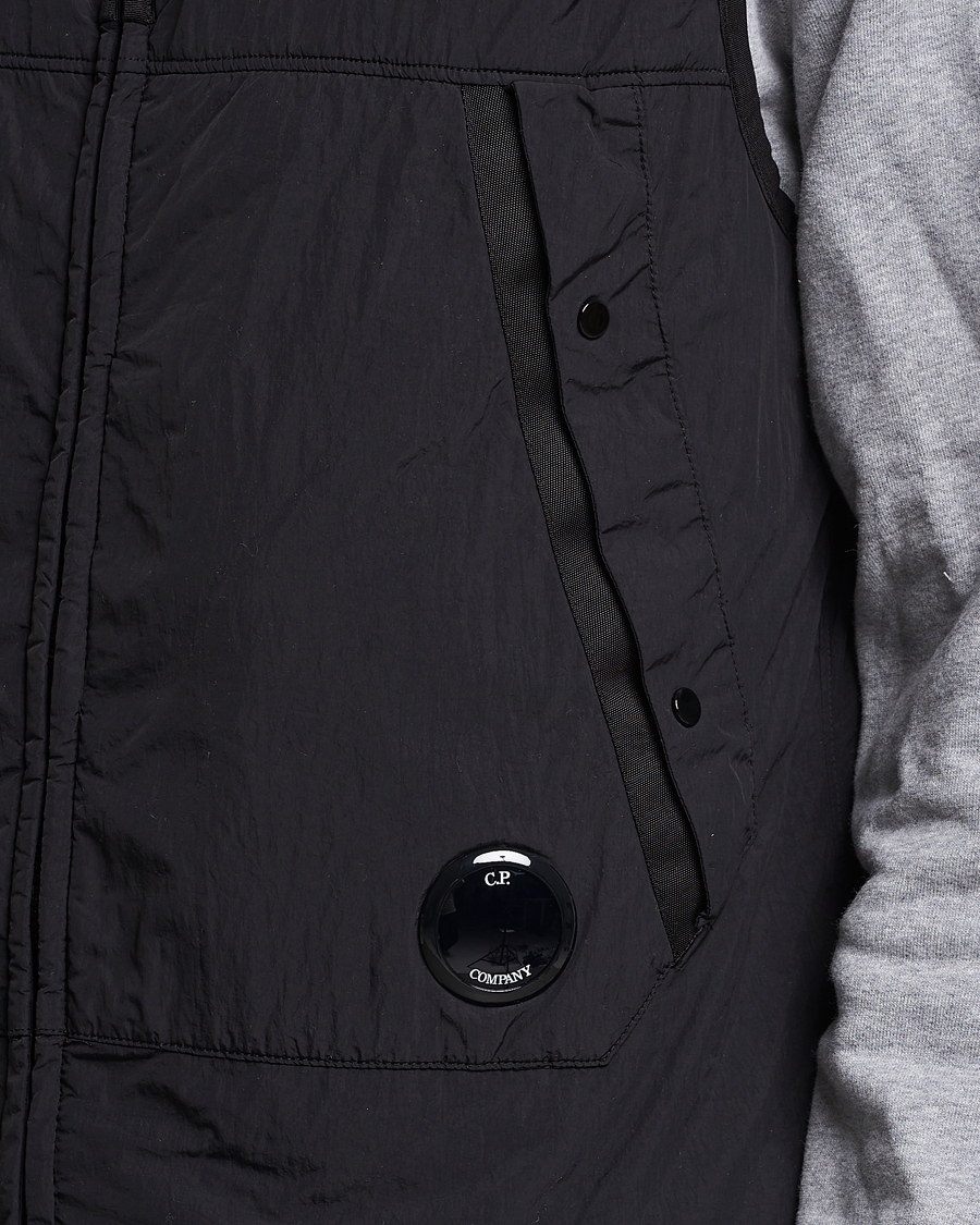 Herr | C.P. Company Polartek G.D.P.Nylon Vest Black | C.P. Company | Polartek G.D.P.Nylon Vest Black