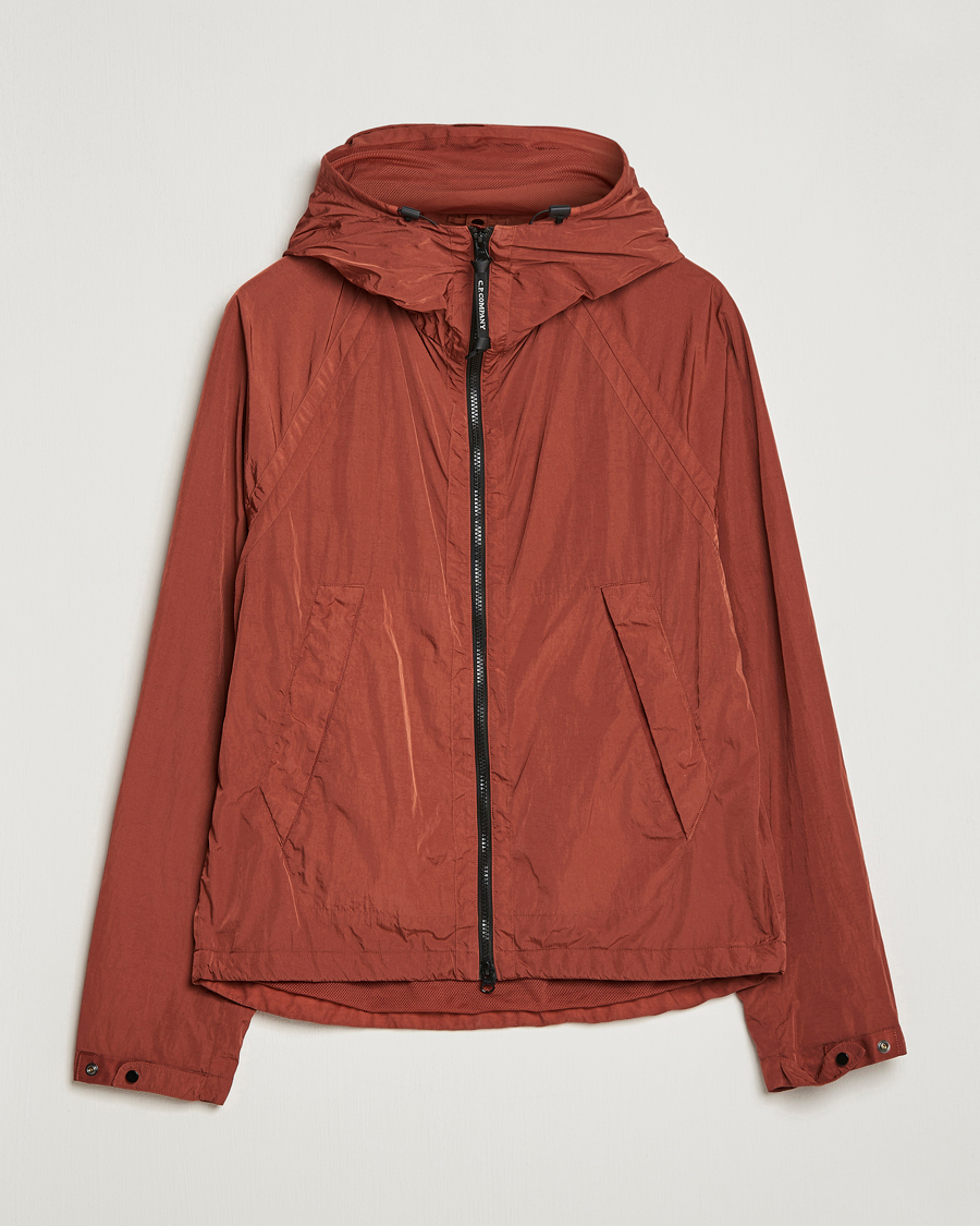 Herr | Jackor | C.P. Company | Chrome Re-cycled Nylon Goggle Jacket Rust