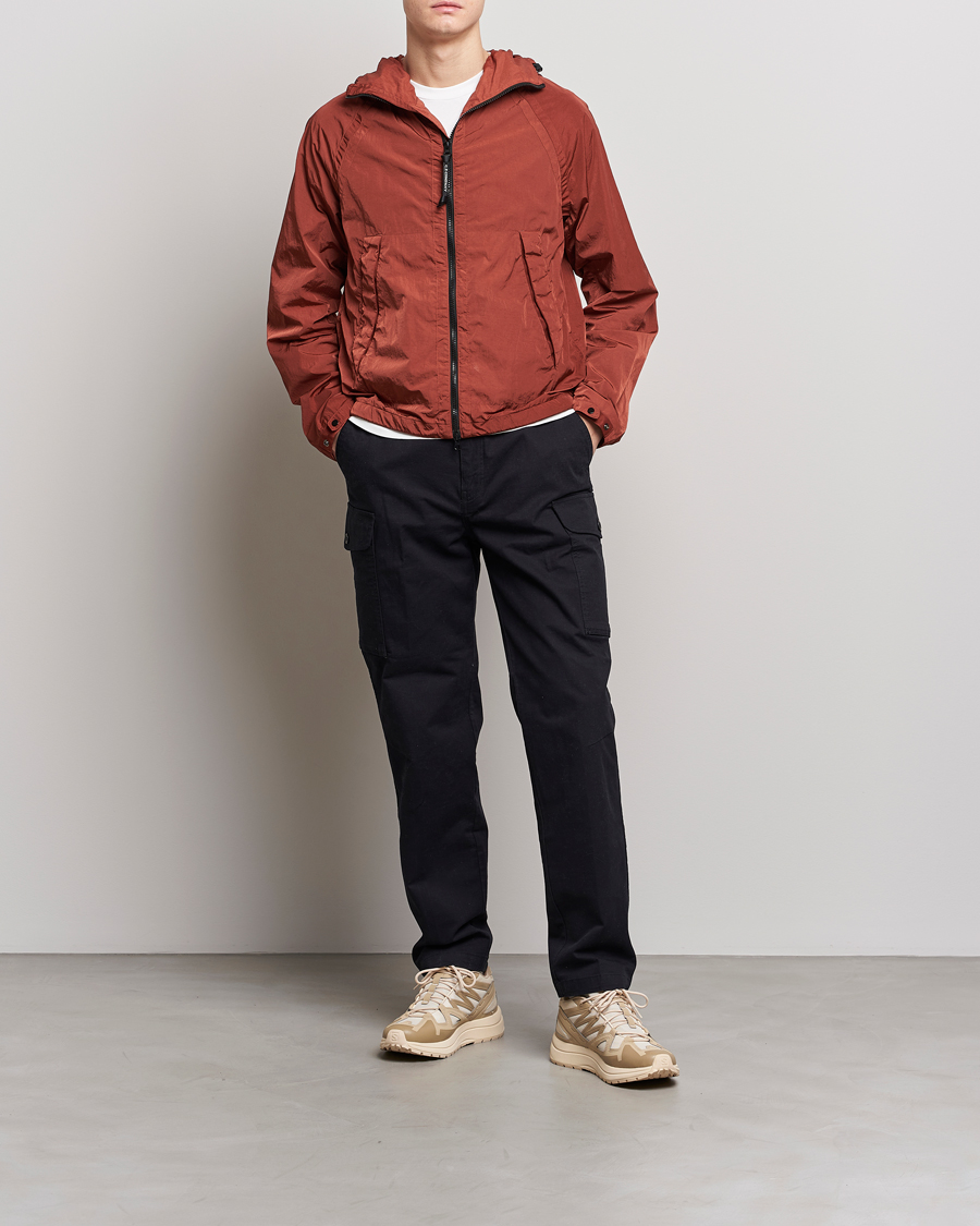 Herr | Jackor | C.P. Company | Chrome Re-cycled Nylon Goggle Jacket Rust