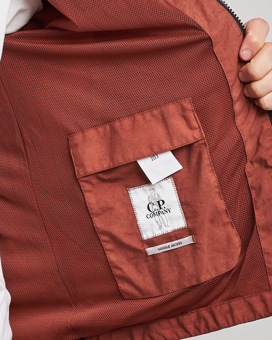 Herr | Jackor | C.P. Company | Chrome Re-cycled Nylon Goggle Jacket Rust