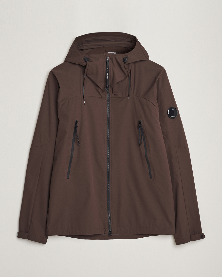 Herr | Jackor | C.P. Company | Pro-tek Hooded Lens Jacket Brown