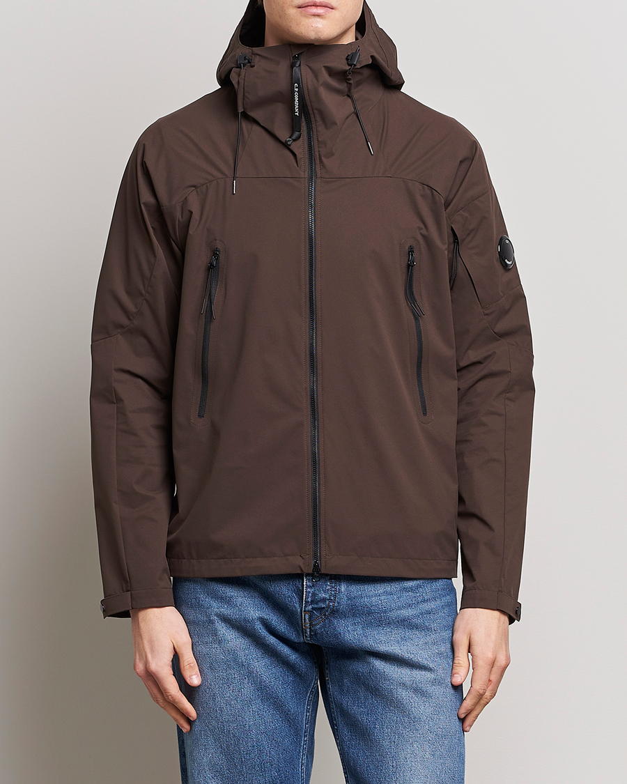 Herr | Jackor | C.P. Company | Pro-tek Hooded Lens Jacket Brown