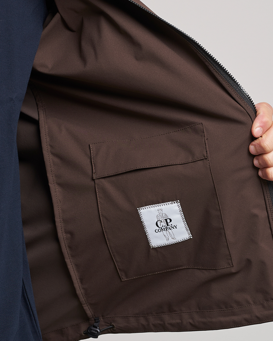 Herr | Jackor | C.P. Company | Pro-tek Hooded Lens Jacket Brown