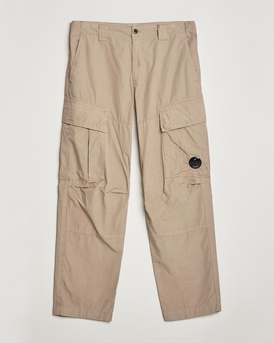 Herr | Byxor | C.P. Company | Microreps No Peach Loose Fit Cargo Pants Sand