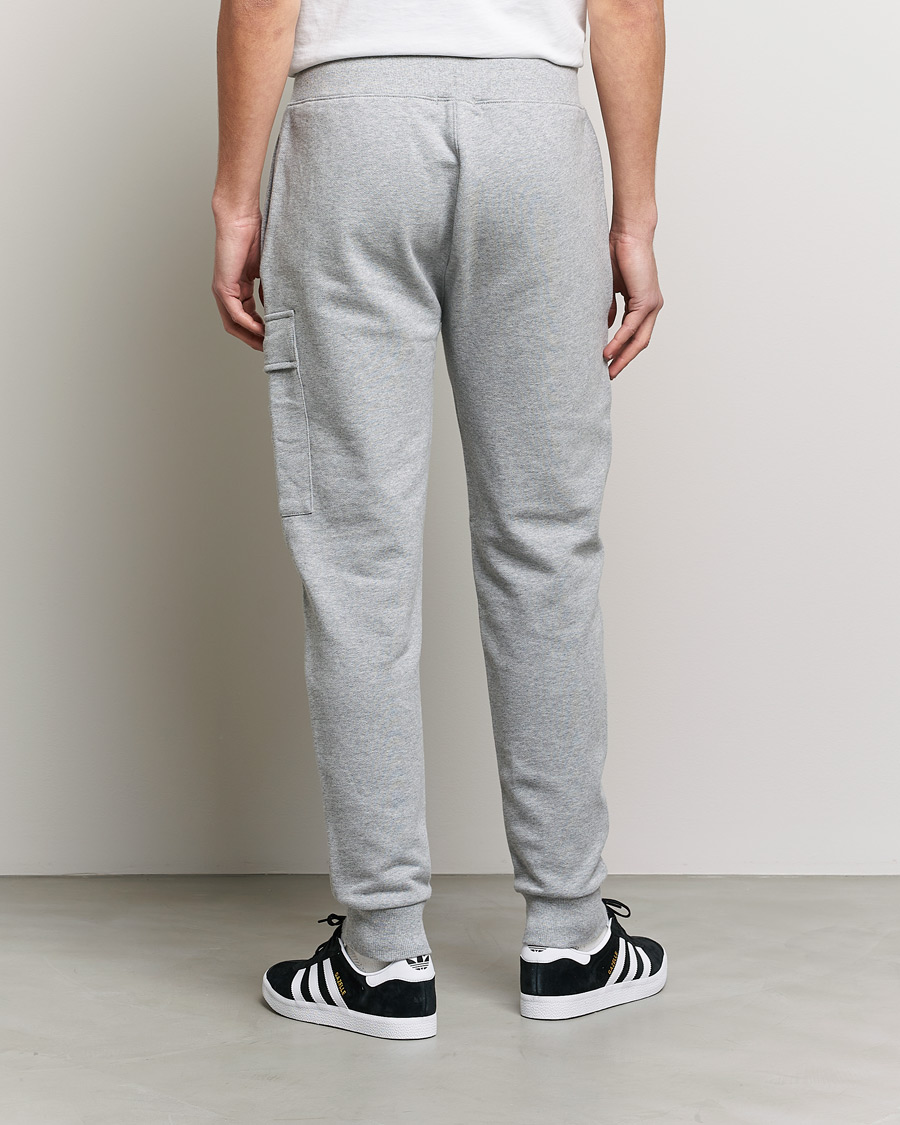 Herr | Byxor | C.P. Company | Diagonal Raised Fleece Lens Sweatpants Grey