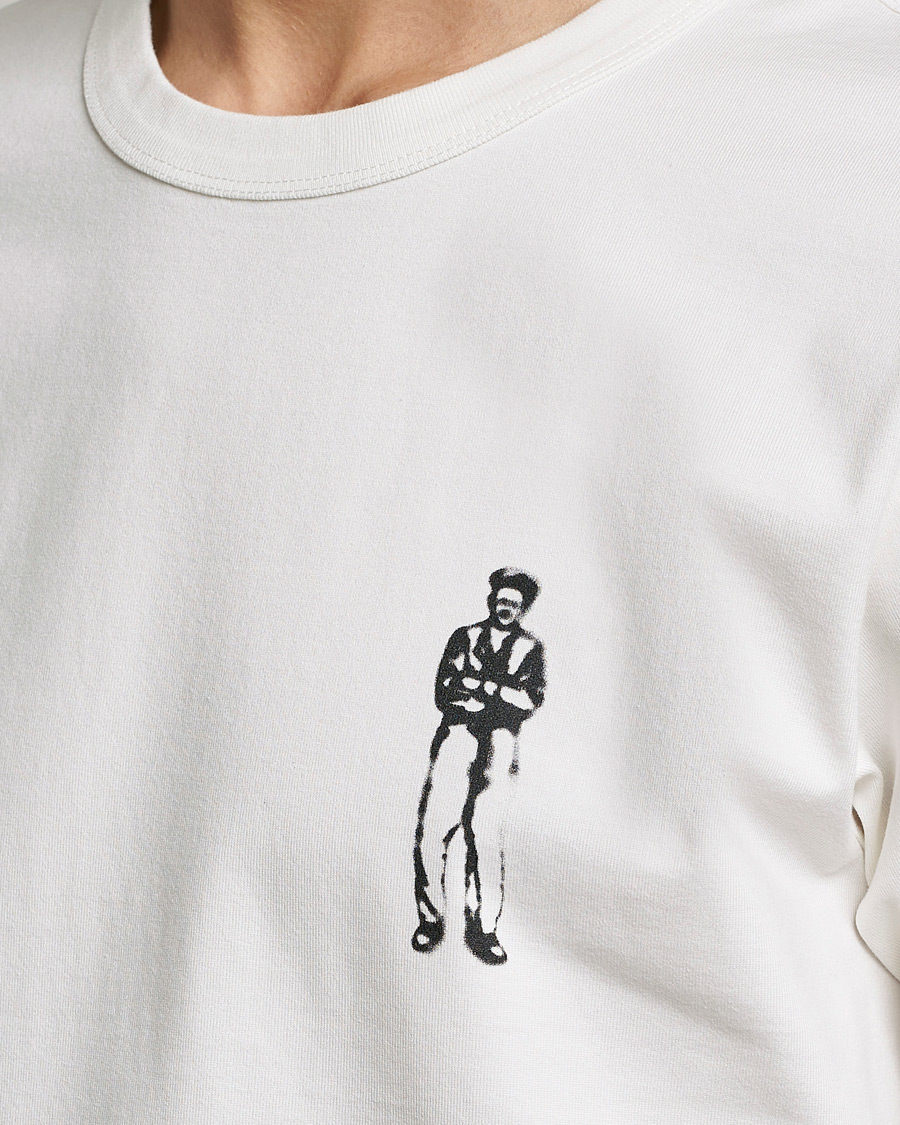 Herr | T-Shirts | C.P. Company | Heavy Mercerized Cotton Printed Logo T-Shirt White