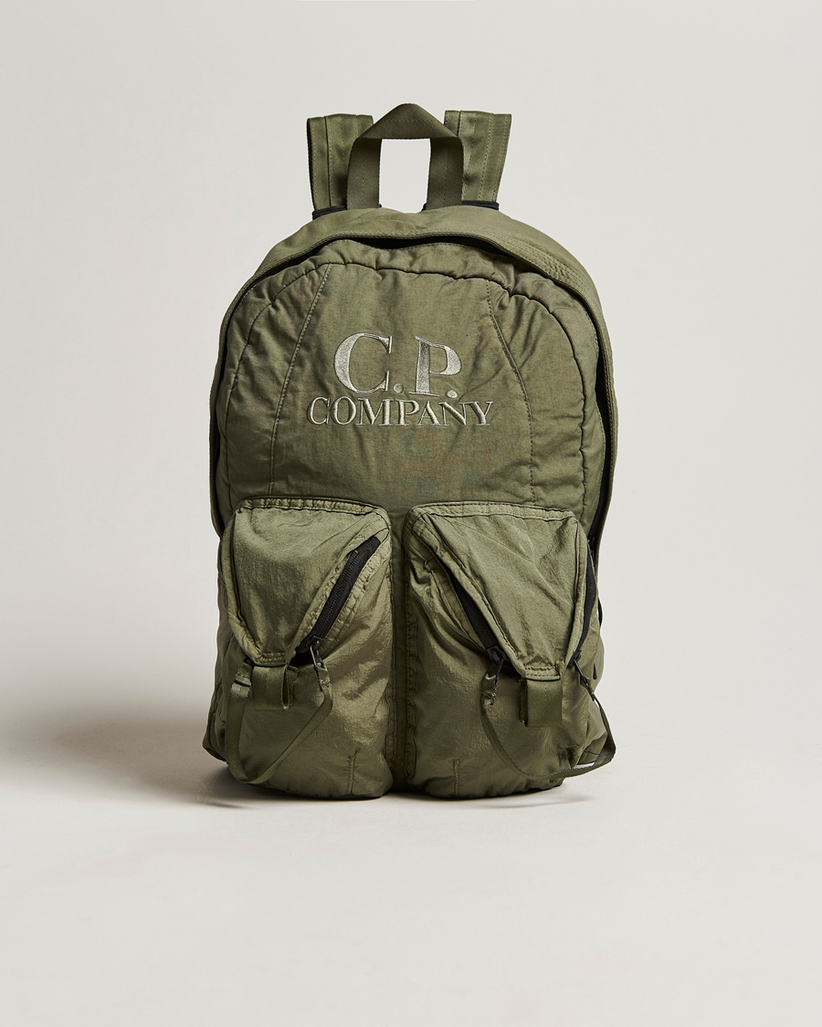 Herr | C.P. Company Taylon P Nylon Backpack Olive | C.P. Company | Taylon P Nylon Backpack Olive