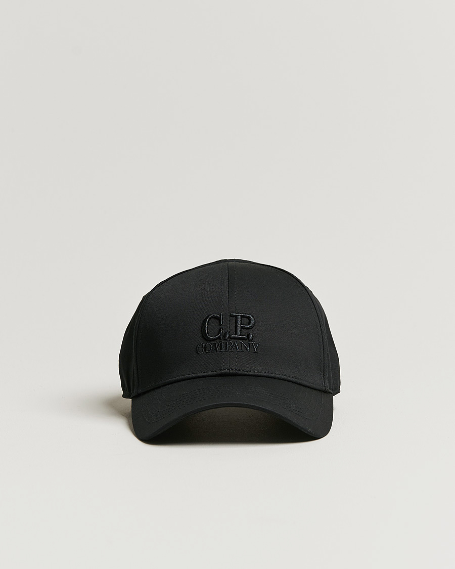 Herr | C.P. Company Cotton Gabardine Cap Black | C.P. Company | Cotton Gabardine Cap Black