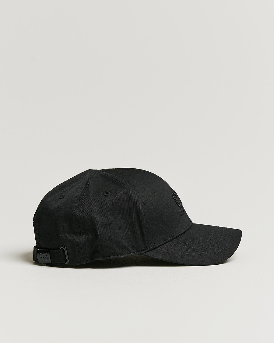 Herr | C.P. Company Cotton Gabardine Cap Black | C.P. Company | Cotton Gabardine Cap Black