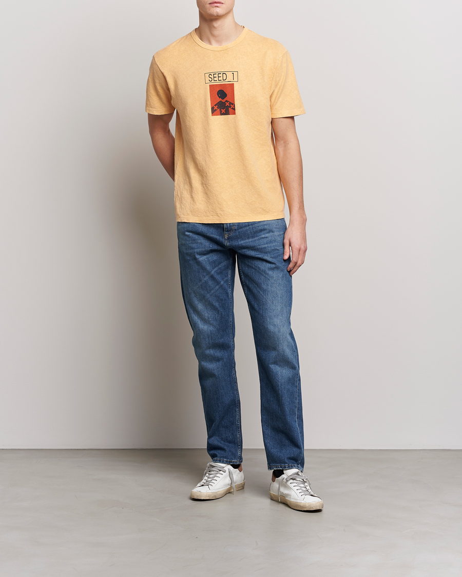 Herr | T-Shirts | C.P. Company | Seed Recycled Hemp T-Shirt Orange