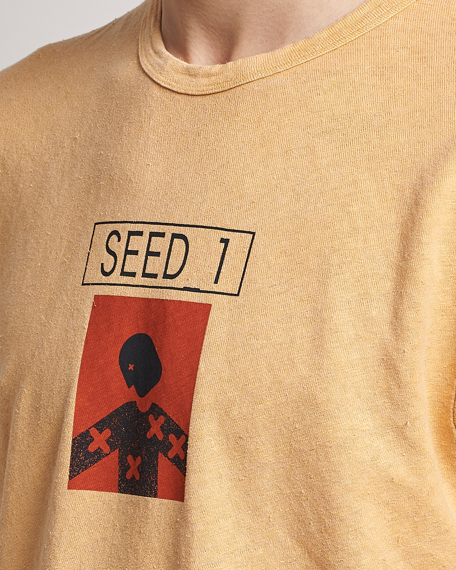 Herr | T-Shirts | C.P. Company | Seed Recycled Hemp T-Shirt Orange