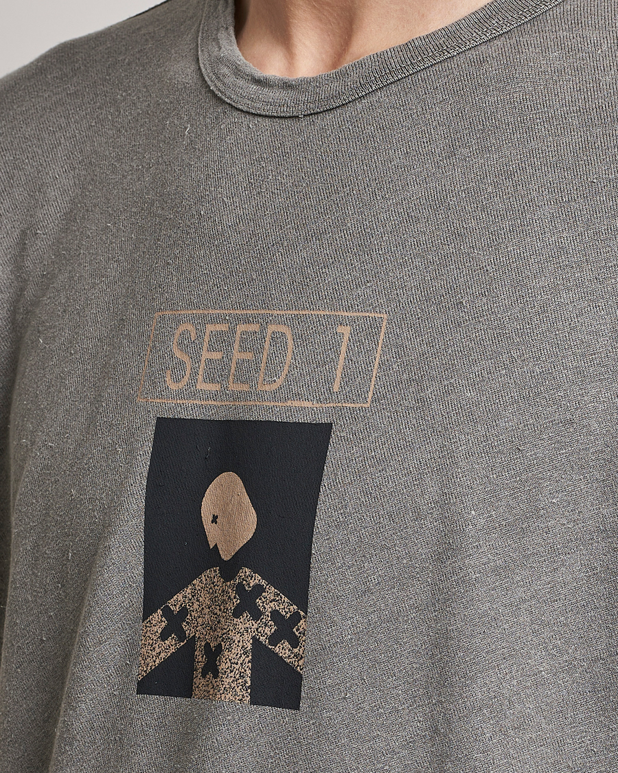 Herr | T-Shirts | C.P. Company | Seed Recycled Hemp T-Shirt Grey
