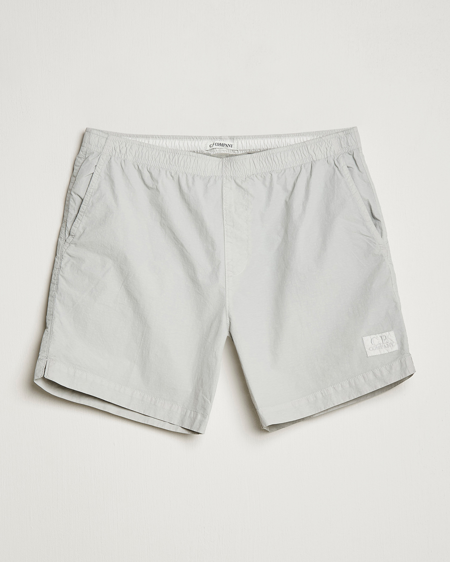 Herr | Badbyxor | C.P. Company | Flatt Nylon Garment Dyed Swimshorts Grey