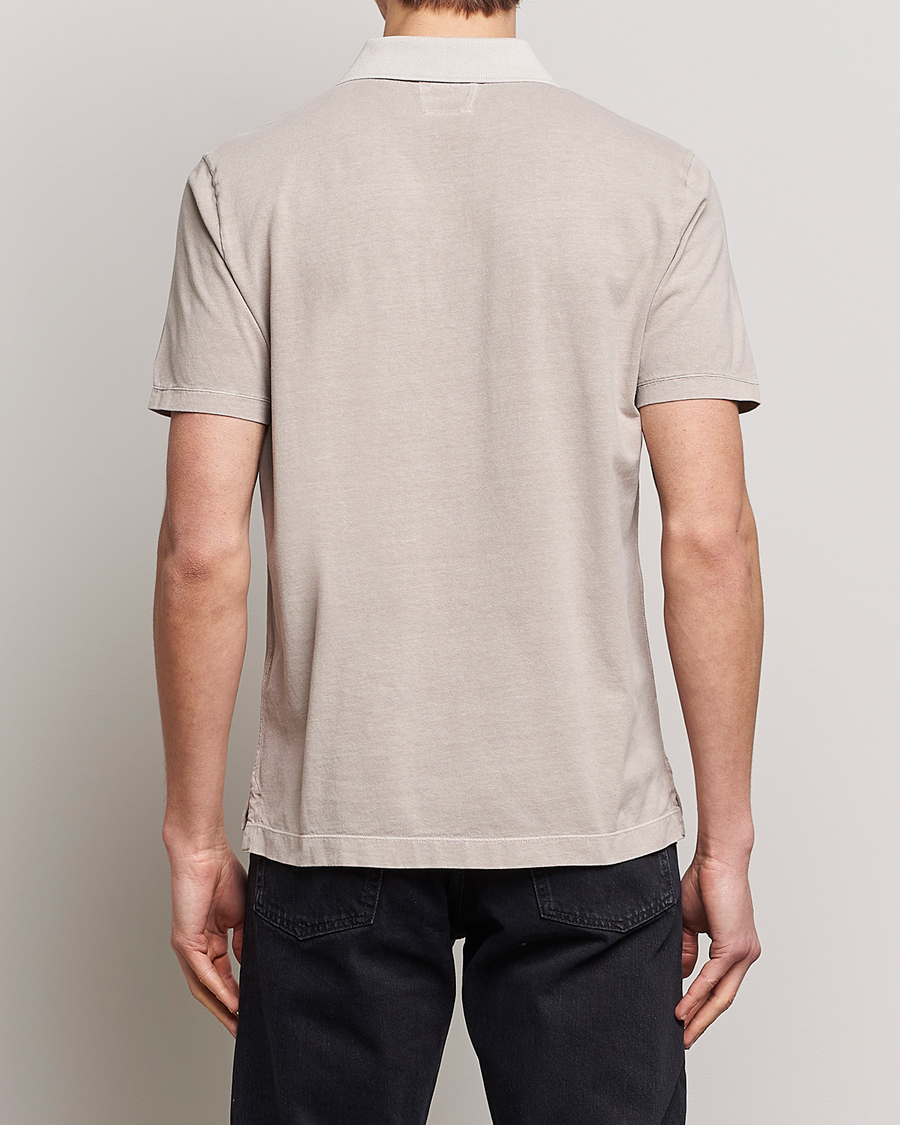 Herr | Pikéer | C.P. Company | Old Dyed Cotton Jersey Polo Grey