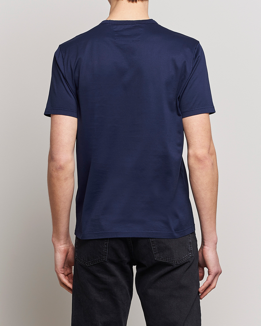 Herr | T-Shirts | C.P. Company | Mercerized Cotton Pocket T-Shirt Navy
