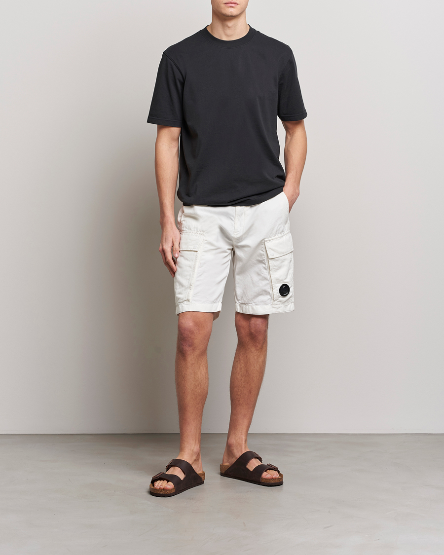 Herr | Shorts | C.P. Company | Cotton/Linen Cargo Shorts White