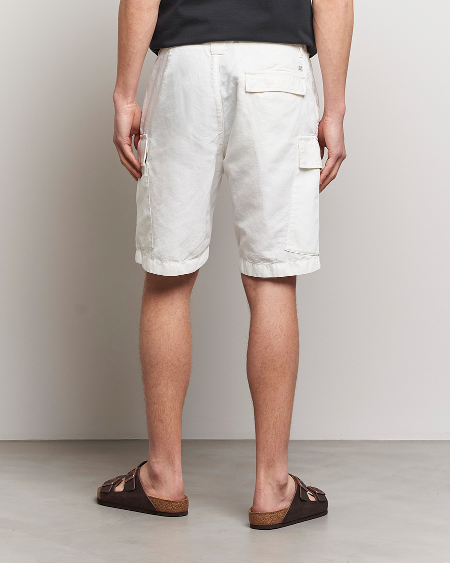 Herr | Shorts | C.P. Company | Cotton/Linen Cargo Shorts White