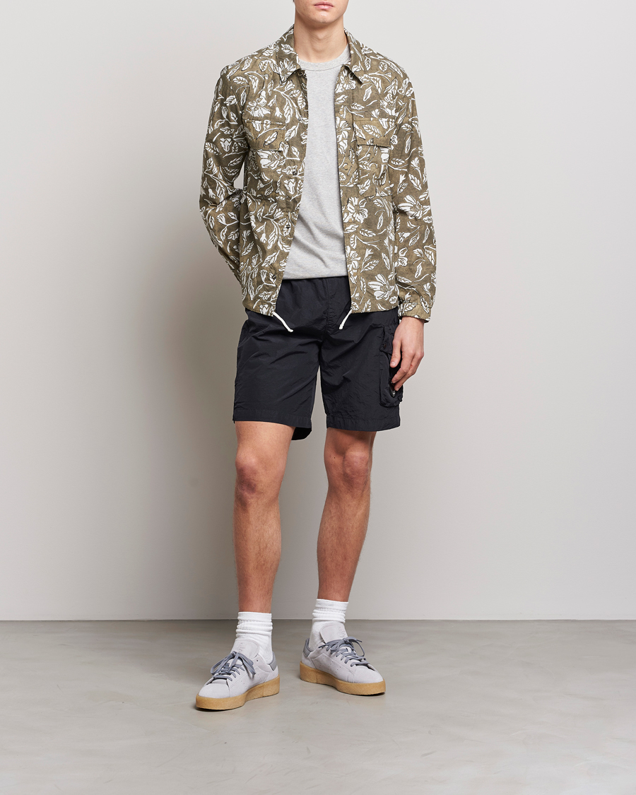 Herr | Shorts | C.P. Company | Flatt Nylon Garment Dyed Shorts Black