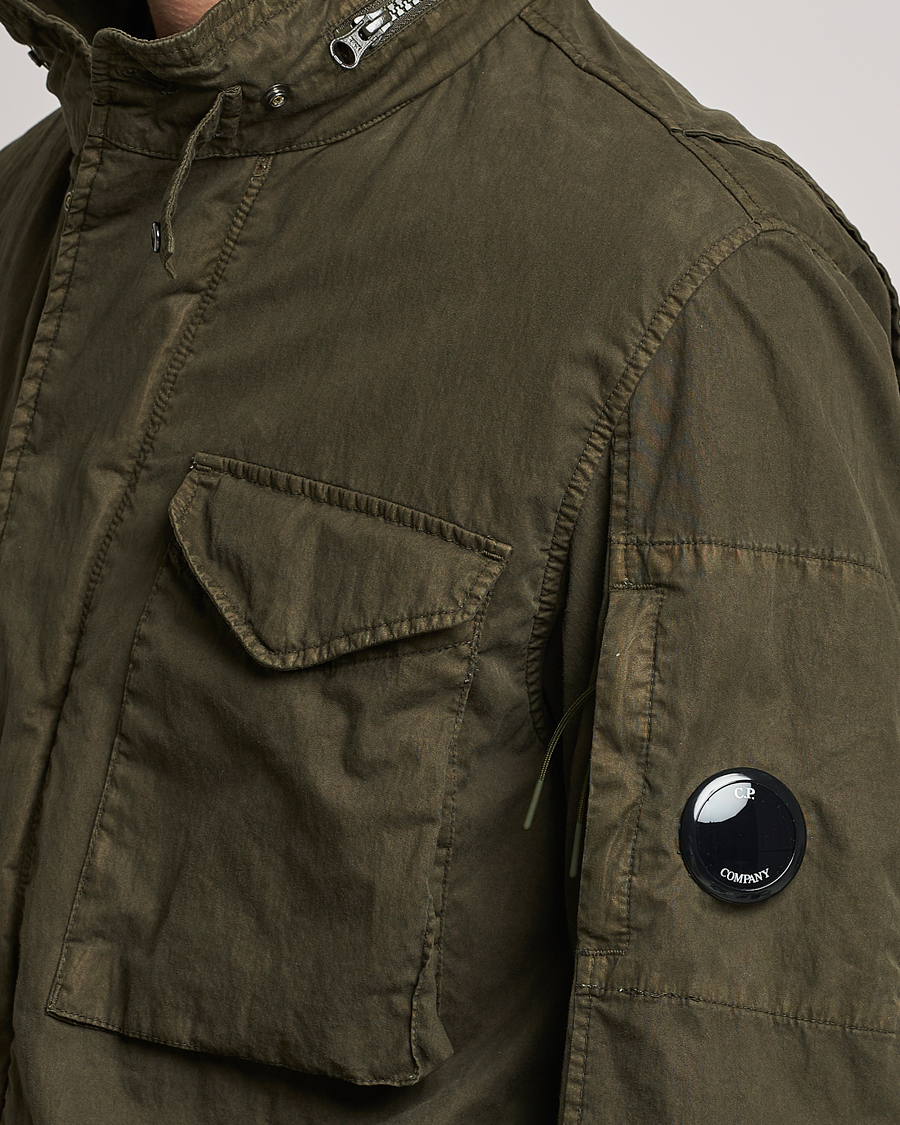 Herr | Jackor | C.P. Company | 50 Fili GUM Cotton Field Jacket Olive
