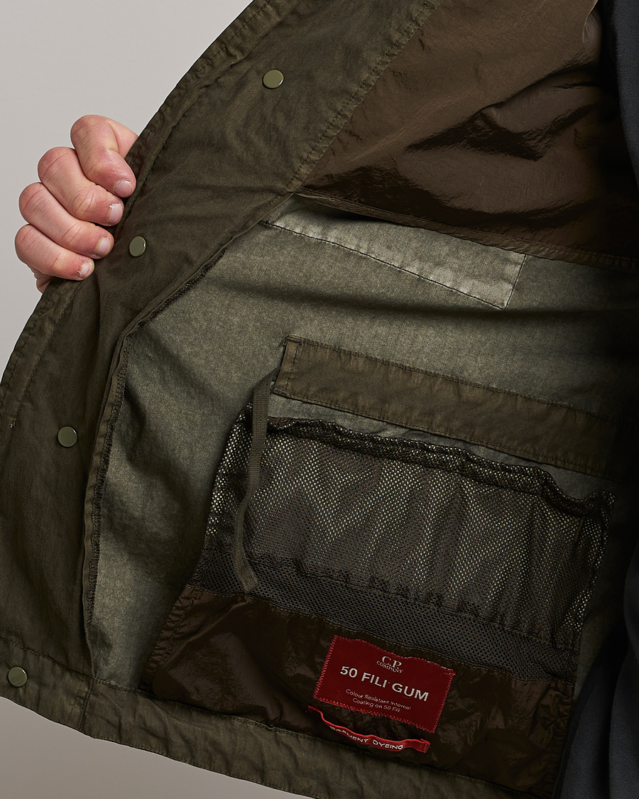 Herr | Jackor | C.P. Company | 50 Fili GUM Cotton Field Jacket Olive