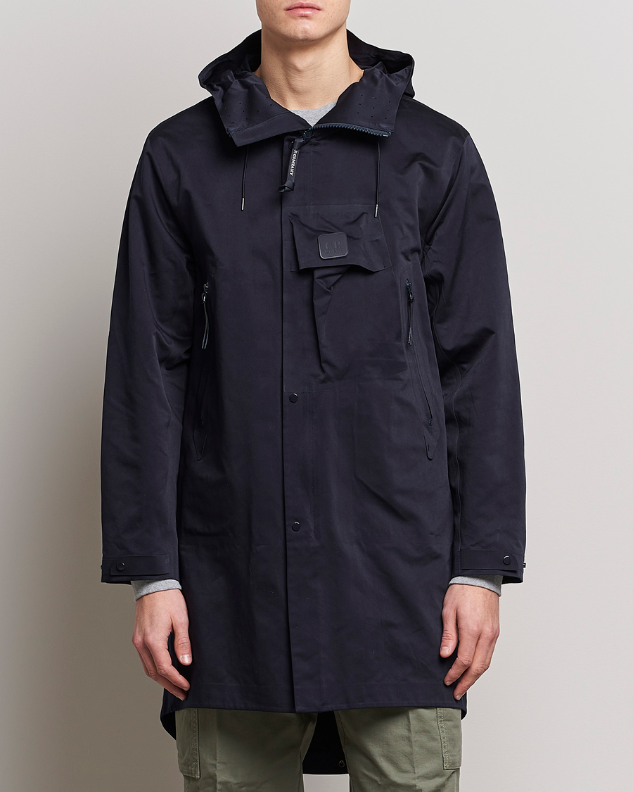 Herr | Jackor | C.P. Company | Metropolis A.A.C. Water resistant Long Jacket Navy