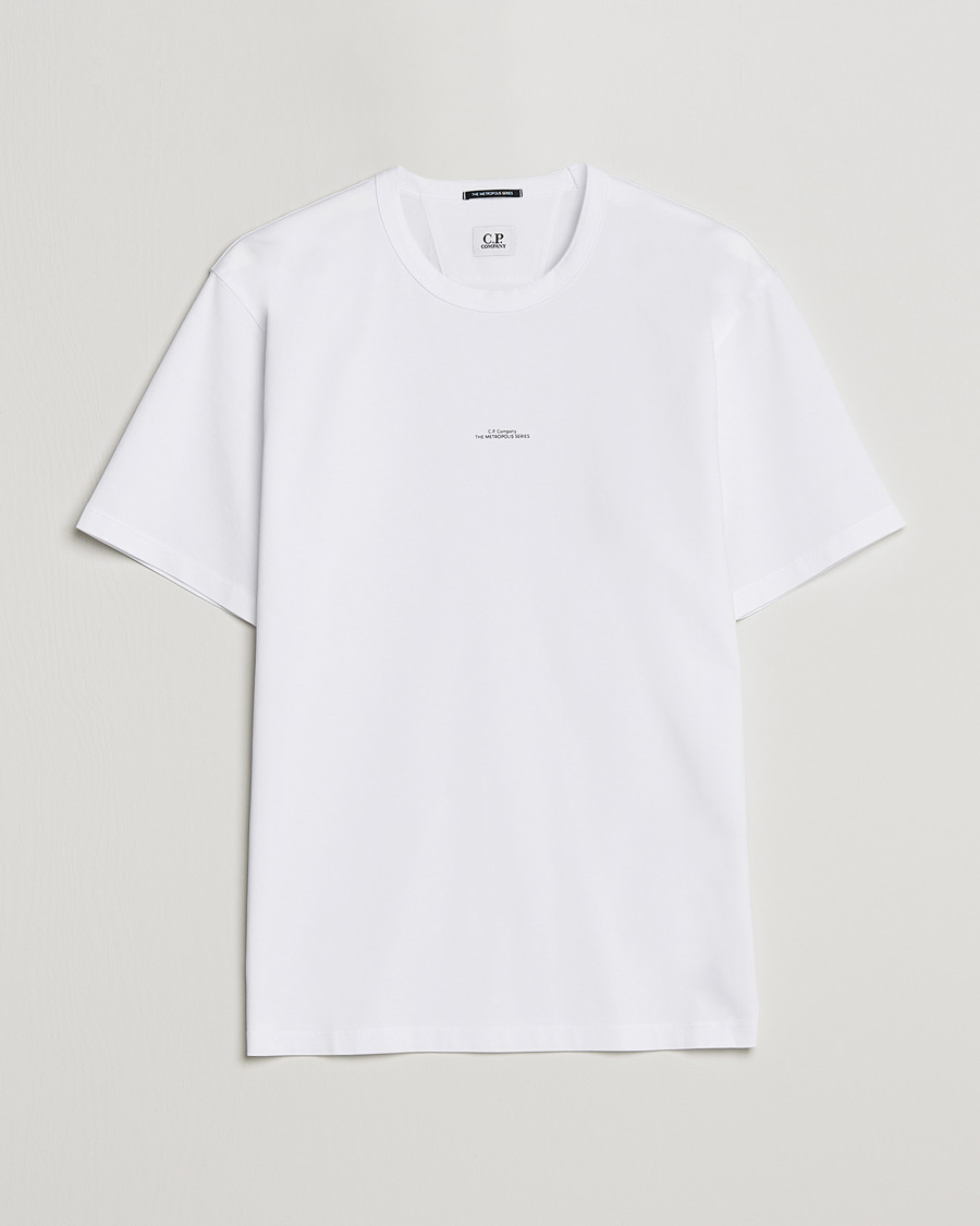 Herr | T-Shirts | C.P. Company | Metropolis Mercerized Jersey T-Shirt White