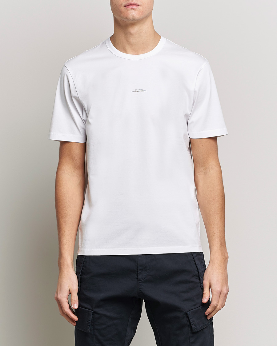 Herr | T-Shirts | C.P. Company | Metropolis Mercerized Jersey T-Shirt White
