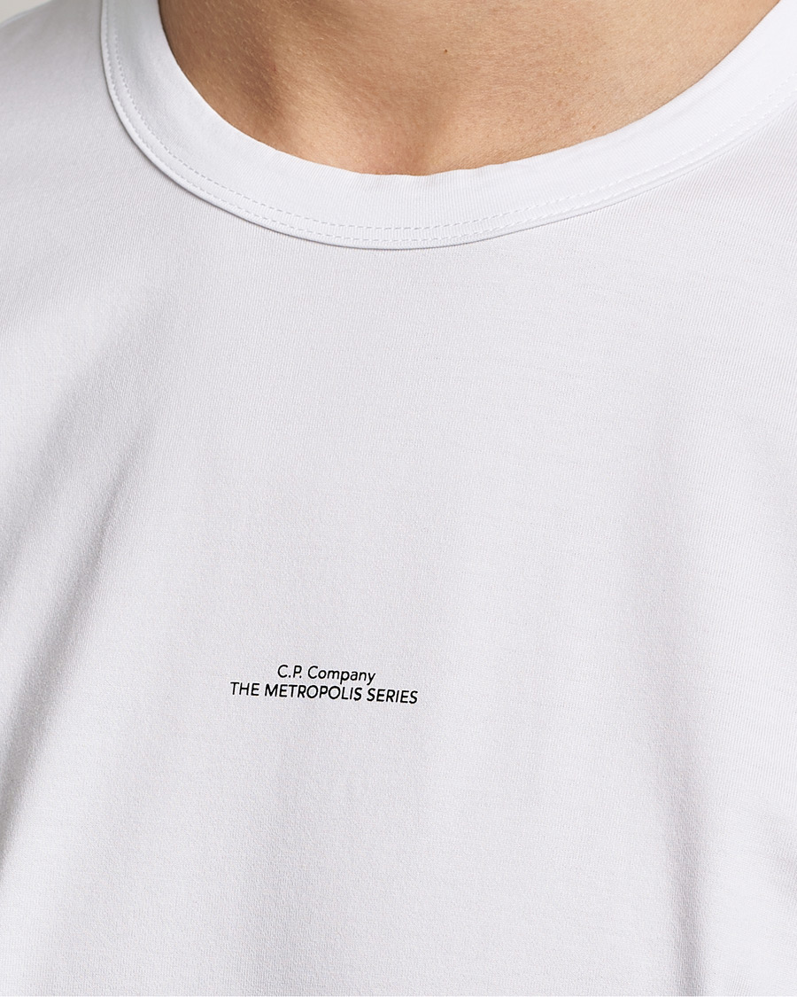 Herr | T-Shirts | C.P. Company | Metropolis Mercerized Jersey T-Shirt White