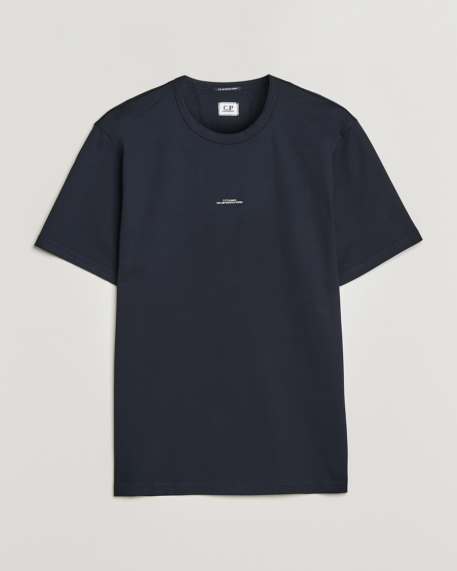 Herr | T-Shirts | C.P. Company | Metropolis Mercerized Jersey T-Shirt Navy