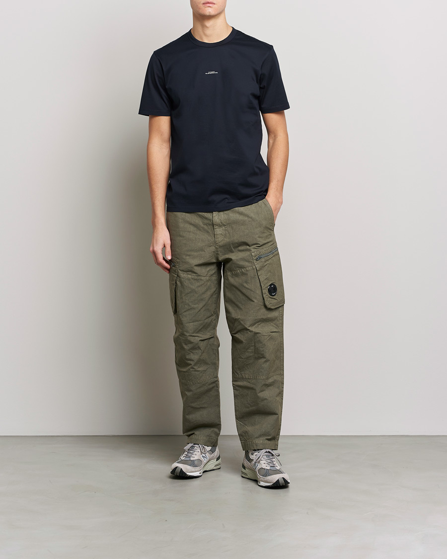 Herr | T-Shirts | C.P. Company | Metropolis Mercerized Jersey T-Shirt Navy