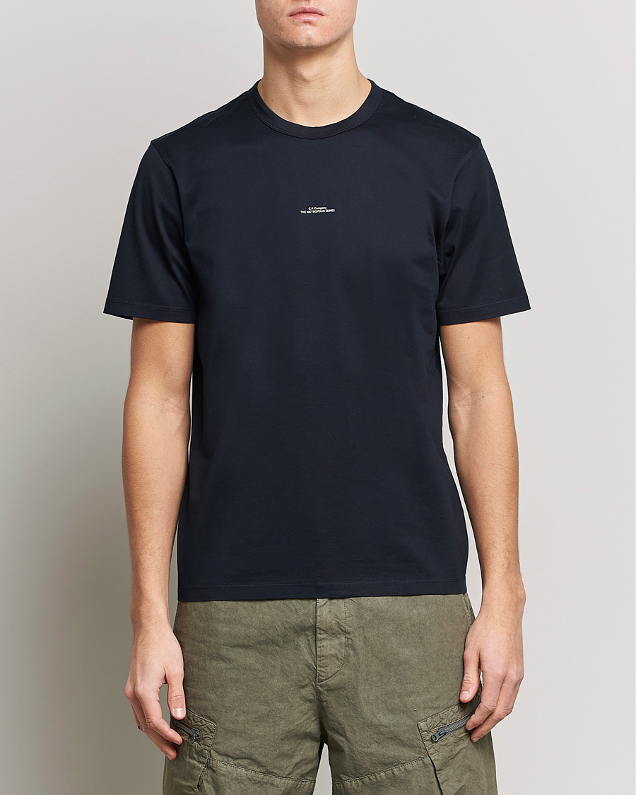 Herr | T-Shirts | C.P. Company | Metropolis Mercerized Jersey T-Shirt Navy